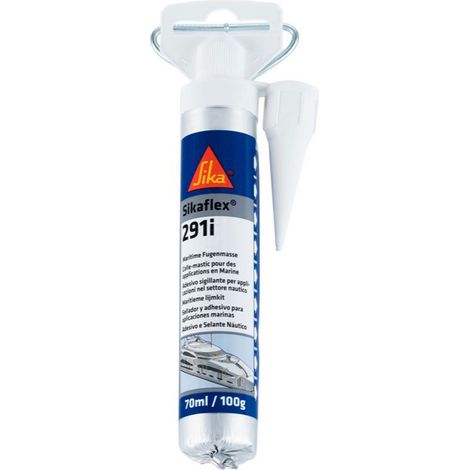 Sikaflex-291i, haftstarker Marine-Dichtstoff, 70 ml, weiß