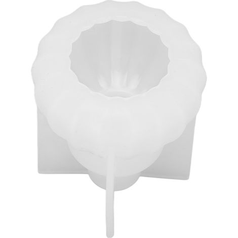 Moule à Citrouille en Silicone pour Bougie, Savon et Résine Artisanaux Réutilisable (1/5)