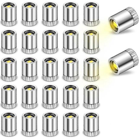 50 Stück Miniatur-LED-Lichter, Mini-Elektrolichter