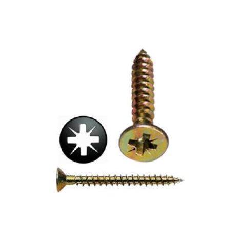 INDEX tornillo pozidrive 6x90 x100 , Tornillo para madera.
Tirafondo de cabeza avellanada 90º,filete 40º.lubricado.Pozidriv.
REF. TP-PO bicromatizado.Para punta PZ-3