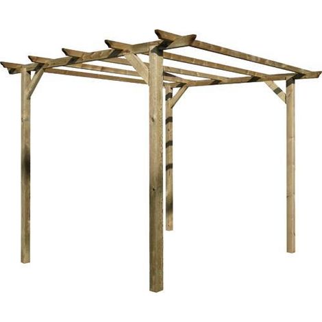 PERGOLA LEGNO IMPREGN. "SINTRA" PAPILLON 300X300CM