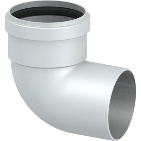 Stabile -  Curva 90° ø80 monoparete alluminio maschio-femmina