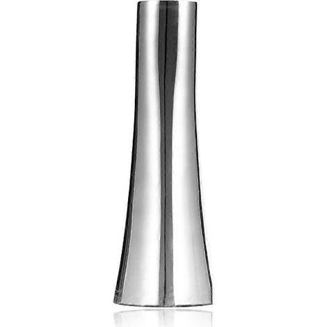 Vase à fleurs en acier inoxydable, bouteille à fleurs en métal, ornement de bureau pour composition florale-17X6X6CM-Silver (1/4)