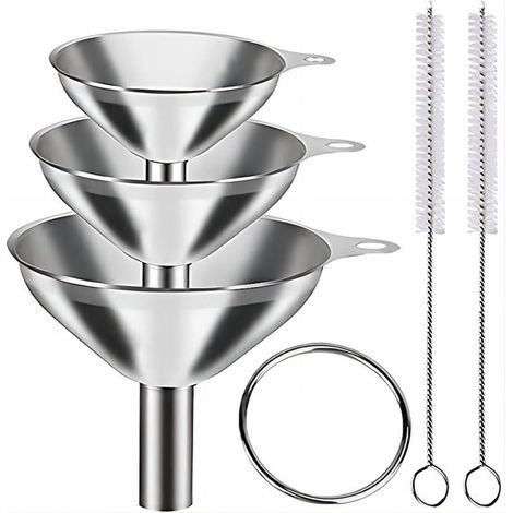4-in-1 Küchentrichter zum Befüllen von Flaschen Küchentrichter mit herausnehmbarem Siebfilter BPA-freier lebensmittelechter Öltrichter geeignet (1/5)