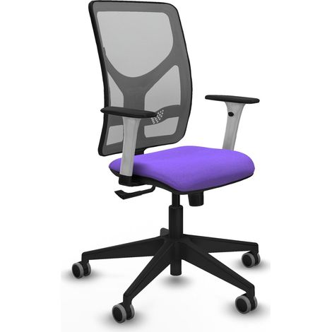 Chaise de bureau piqueras y crespo Motilla blanc support lombaire (1/2)