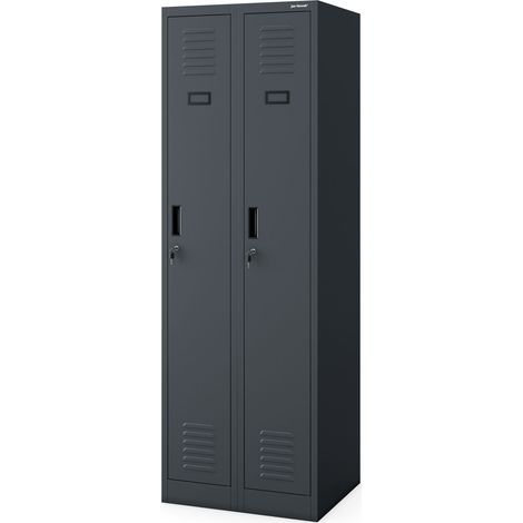 Armoire industrielle en métal pour les documents KACPER II, 600 x 1800 x 500 mm, anthracite
