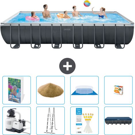 Ultra XTR Pool Rechteckig - 732x366x132 cm - 9-teilig S558