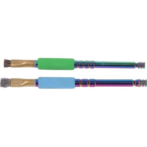 Brosse de nettoyage pour circuits intégrés, cartes mères de téléphones et de montres, brosse à poils en fil d'acier, antistatique (1/5)