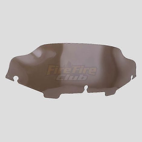 Pare-brise chromé/noir/transparent 6'8" pour moto Harley Electra Street Glide FLHX Touring 1996-2013 - Style 4 6 pouces (1/5)