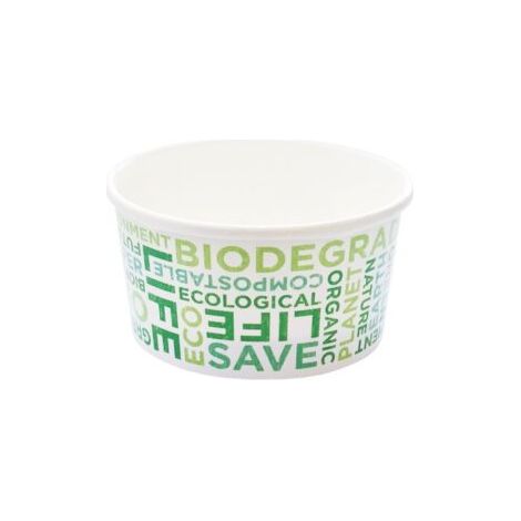 Pot à glace jetable 135 ml - 95-64 - 42 pièces - Ecobioshopping