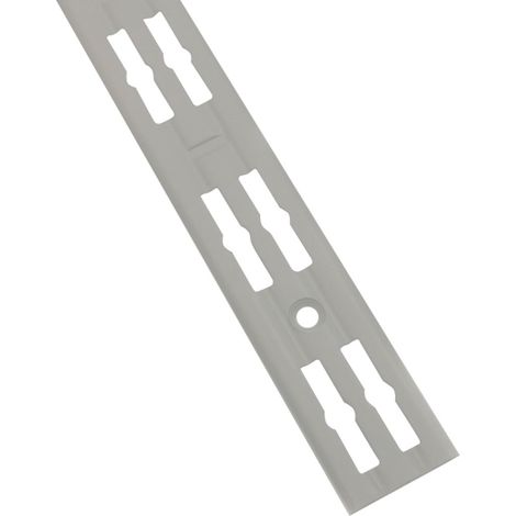 Jgo 2 Guias Cremallera Doble 200Cm Gris - Juego de 2 guías de doble cremallera