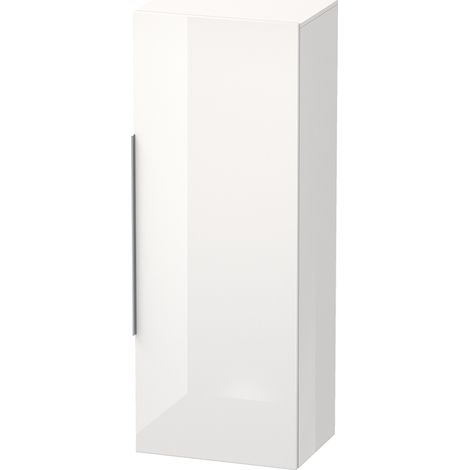 Duravit Happy D.2 armadio semi-alto 500mm 9251, 1 anta, cerniera destra, Colore (anteriore/corpo): Decoro bianco lucido - H29251R2222 (1/2)