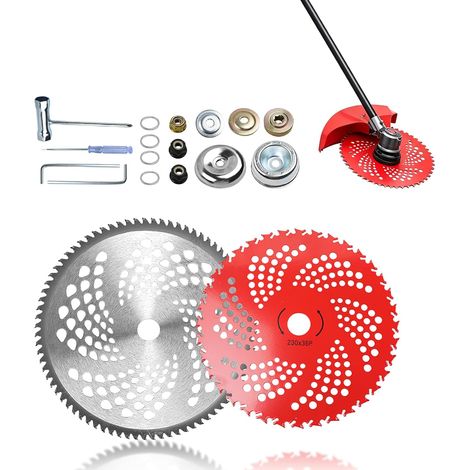 2 x 80 Teeth 230 x 25.4 mm Brushcutter Saw Blade for Brushcutter Circular Saws and Brush Cutters Brush Cutter Blade (1/5)