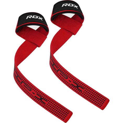 RDX S4 Supports de Poignes D'haltérophilie Rouge - RDX - WAC-S4R+ (1/2)