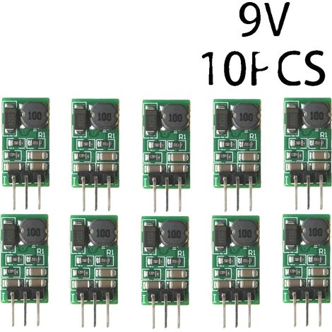 DC-DC Step-Down Wandler-Modul, einstellbare Spannung, 1A Ausgang, 9V 10STK (1/2)