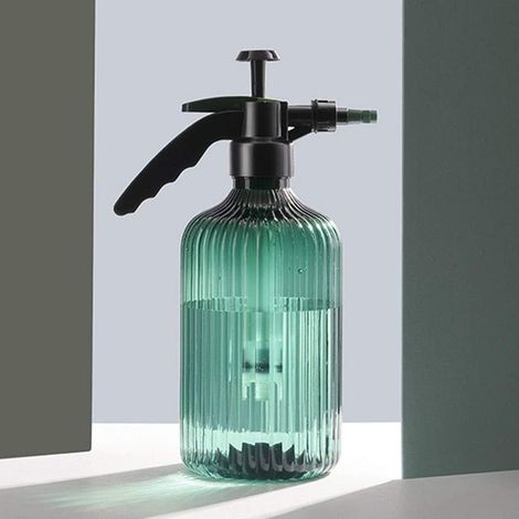 Pulvérisateur de plantes vide 2L, arrosoir à pression de jardin, brumisateur de plantes d'intérieur en plastique, arrosoir à bouteille à buse réglable avec 2 modes d'arrosage pour plantes à fleurs (1/5)