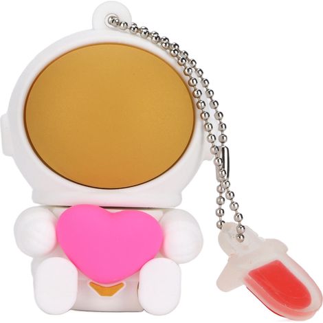 Clé USB
2.0 rapide 16 Go, 32 Go, 64 Go, 128 Go, échange à chaud, design mignon et compact, motif dessin animé, idéale pour tablettes et PC. Amour d'astronaute 128 Go