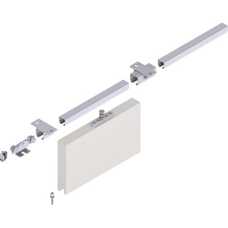 Set di estensione per sistema di porta scorrevole Pro 100, copertura blu, lunghezza 2000 mm