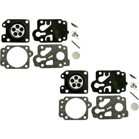 C·T·S Kit de réparation/reconstruction de carburateur remplace Walbro K1-Wyla pour carburateur Walbro Wyla (lot de 2)