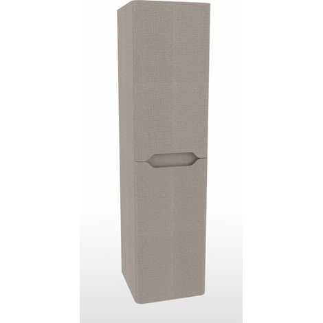Colonne de salle de bain LUNA 135cm Tissé Lin (1/4)
