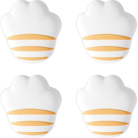 Protection Coin De Table, 4 PCS Protection Coin Bebe, Bordure Souple En Silicone Et Protection Des Coins Coins De Protection Anti-Collision Adhésifs De Table à Angle Droit Pour La Maison(Blanc) (1/5)