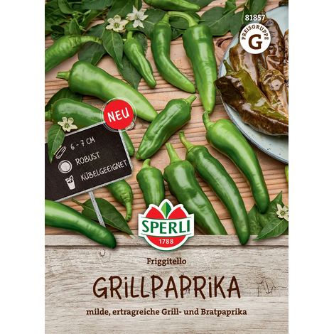 Sperli Grillpaprika Friggitello - Gemüsesamen (1/2)