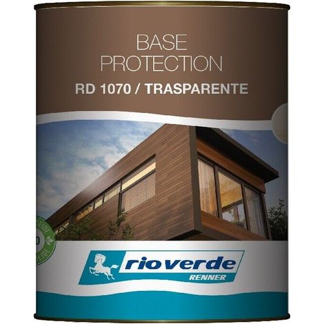 Vernice impregnante ad acqua vari colori da 0,750 o 2,5 lt rio verde renner formato confezione: 0,750 lt colore impregnante: rd1070 trasparente (1/2)