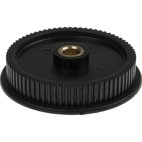 Poulie pour courroie crantée en Laiton, PC renforcé de fibre de verre 72 dents , pas de 2mm, alésage 6mm ( Prix pour 1 ) (1/2)