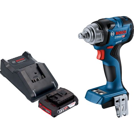 Bosch GDS 18V-330 HC Professional Visseuse à choc sans fil 18 V 330 Nm 1/2" Brushless + 1x batterie 2,0 Ah + chargeur
