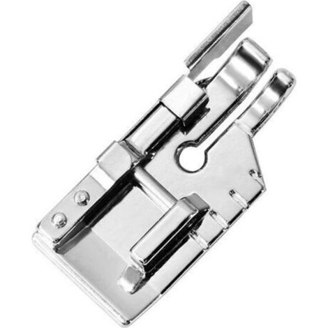 Pied de couture 1/4'' pour ourleur : Pied de biche en acier inoxydable pour machine à coudre domestique, compatible avec toutes les machines à coudre.