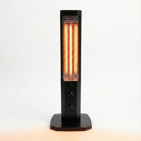 Stufa Alogena a Torre 1200 W Elettrica Oscillante Casa