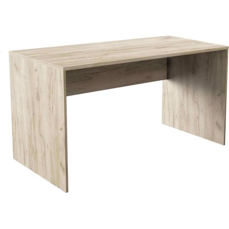 Scrivania porta pc minimal con struttura in legno nobilitato Jose -  BurlyWood