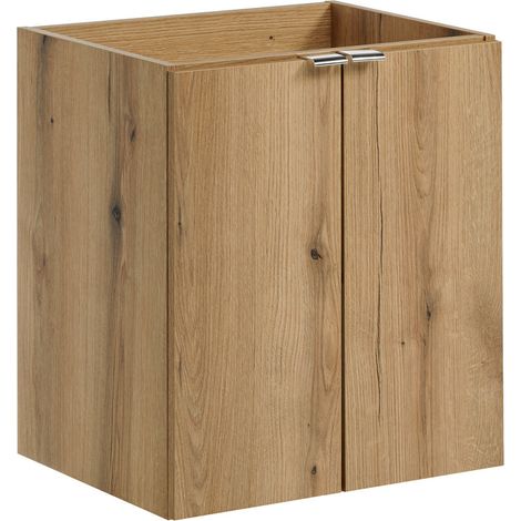Waschtischunterschrank 50 cm, Eiche, NEWPORT-56-OAK (1/5)