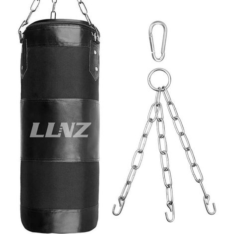 Sac de frappe pour enfants et adolescents, sacs de frappe, sac de frappe suspendu non rempli avec chaîne de montage pour l'entraînement de boxe, sac de sable, arts martiaux (1/5)