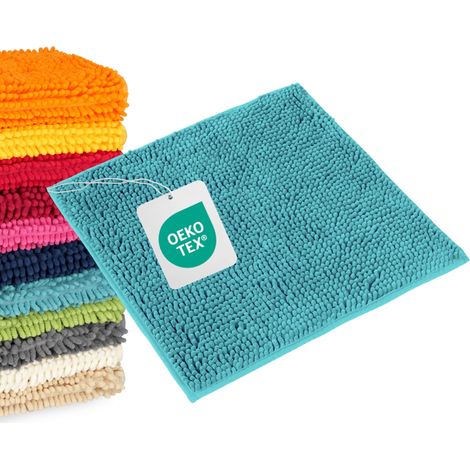 WOHNDIRECT tapis de bain PARIS - 1 pièce 45x45 cm, essence