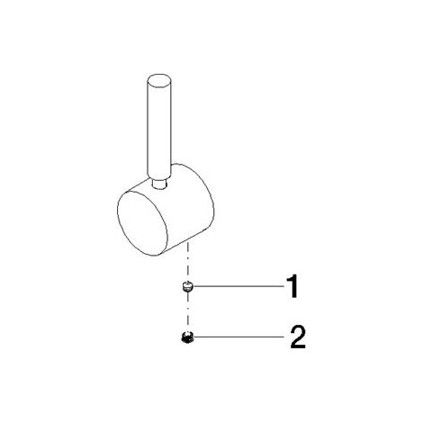 Dornbracht 90206600300-00 pièce de rechange pour lavabo pied de meuble