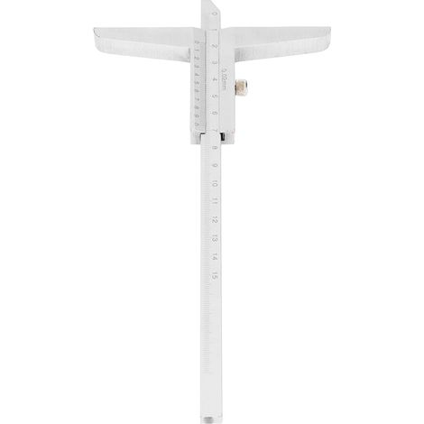 Étrier de Précision en Acier Carbone 0-150mm, Instrument de Mesure 0,02mm pour Usinage et Métallurgie (1/5)