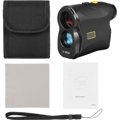 Télémètre de golf 500 m/600 m/900 m, testeur de vitesse, télémètre numérique, monoculaire de chasse, télescope (1/4)