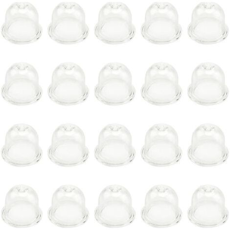 20 Pièces Carburateur Amorce Pompe Ampoule 19 mm Poire Pompe Amorcage Accessoires de Carburateur pour Debroussailleuse Tronçonneuse Souffleur Tondeuse - (1/4)