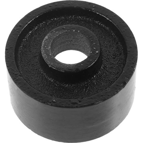 Roue de Cric Hydraulique Robuste en Acier Noir 3 Ton Facile à Déplacer et Remplaçable pour Cric Horizontal Professionnel (1/5)