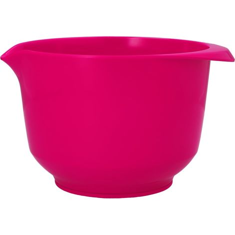 Bol mélangeur et de service Rose électrique 17,5 × 22 × 13 cm 2 l, en PET recyclable, résistant aux rayures, passe au lave-vaisselle et au micro-ondes (1/3)