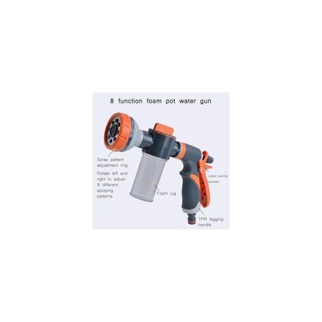 8 modes : embout de tuyau d’arrosage, nettoyeur haute pression pour voiture, nettoyeur pour tuyau d’arrosage, (1/4)