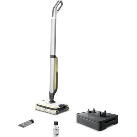 Kärcher – Aspirateur balai sans fil 2 en 1 – 3 modes de nettoyage – Auto-nettoyage des rouleaux – Pour salissures sèches et humides (1/5)