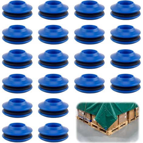 20 Pièces Oeillets pour Bâches, Ensemble d'oeillets en Plastique (1/5)