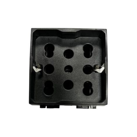 Presa multistandard nera 2p+t 220v schuko bipasso ettroit - ln3503 (1/5)