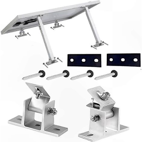 Kit de support de montage réglable pour panneaux solaires, pince d'extrémité pour modules 0-60 (1/4)