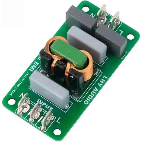 Puissance Filtre Carte Module Réduction du Bruit Anti-interference 4A EMI AC Mains Purification HiFi Audio Filtering