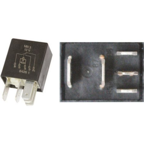 Micro-relais inverseur 12v 20/10a avec resistance
