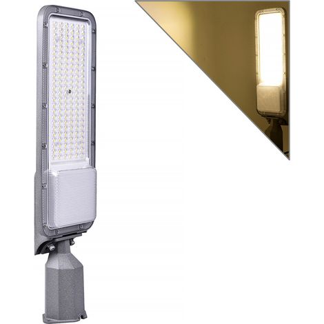 LAMPIONE STRADALE LED 100W GRIGIO LUCE NATURALE 4000K° - ILLUMINAZIONE PER ESTERNI IP65 (1/5)
