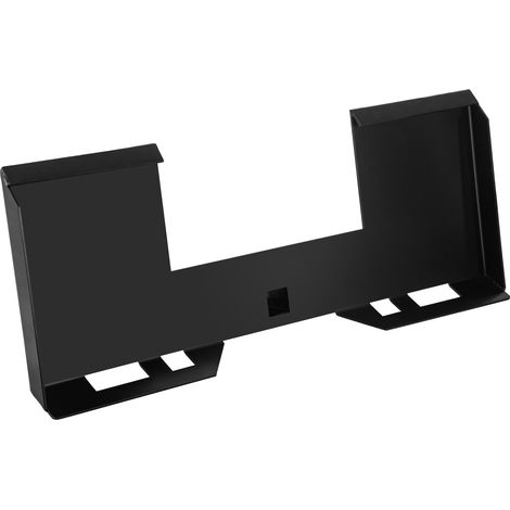 Mophorn Universal Skid Steer Mount Plate 1/4" Thick Skid Steer Plate Attachment 3000LBS Weight Capacity Quick Attach Mount Plate Steel Adapter Loader (1/5)